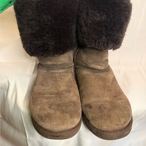 UGG Chocolate Suede Boots